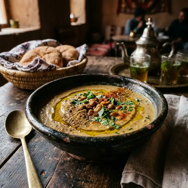 Bissara (Fava Bean Dip/Soup)