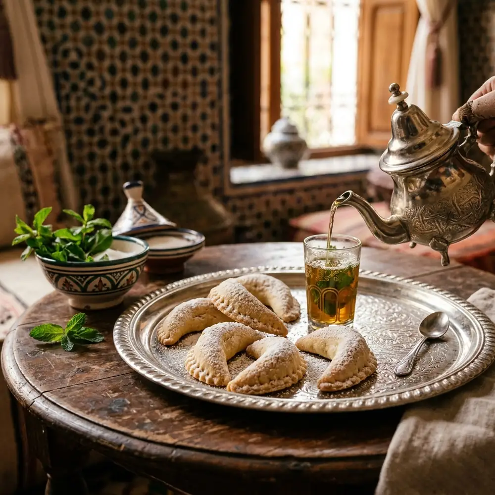 Cornes de Gazelle: The Delicate Almond Pastry of Moroccan Royalty