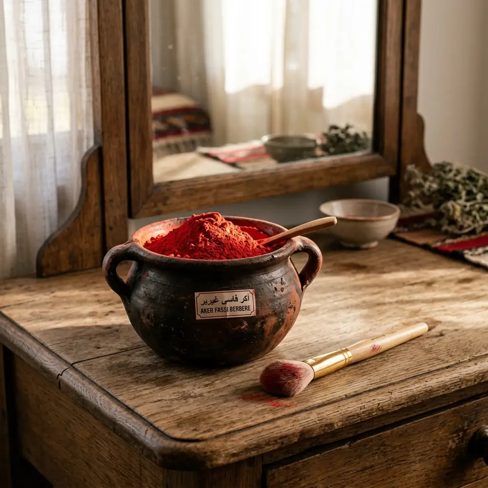 Aker Fassi: The Poppy Powder Lip Stain of Berber Women
