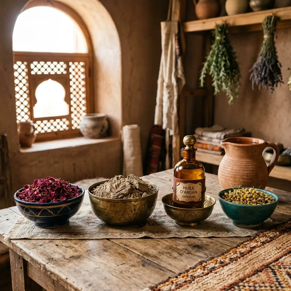How Moroccan Women Use Herbs for Natural Hair Care