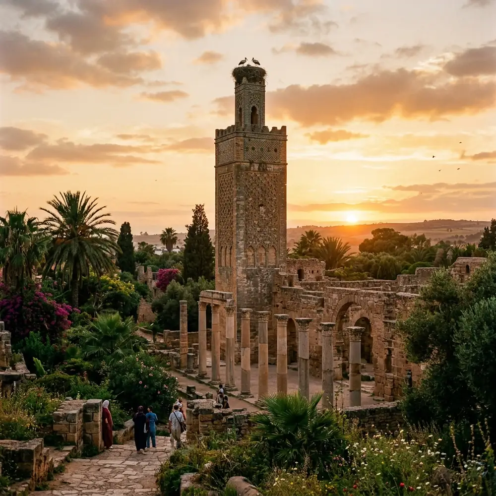 The Chellah: Where Roman Ruins Became a Medieval Royal Necropolis Became a Garden of Storks