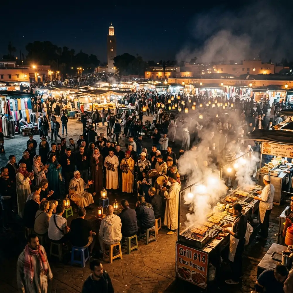 Djemaa el-Fna: What the UNESCO Square Actually Looks Like After Midnight