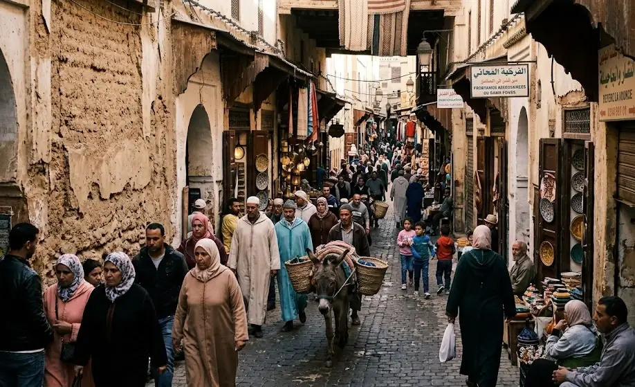 The Medina of Fes: Navigating the 9,000 Alleys of the World's Largest Car-Free Urban Area