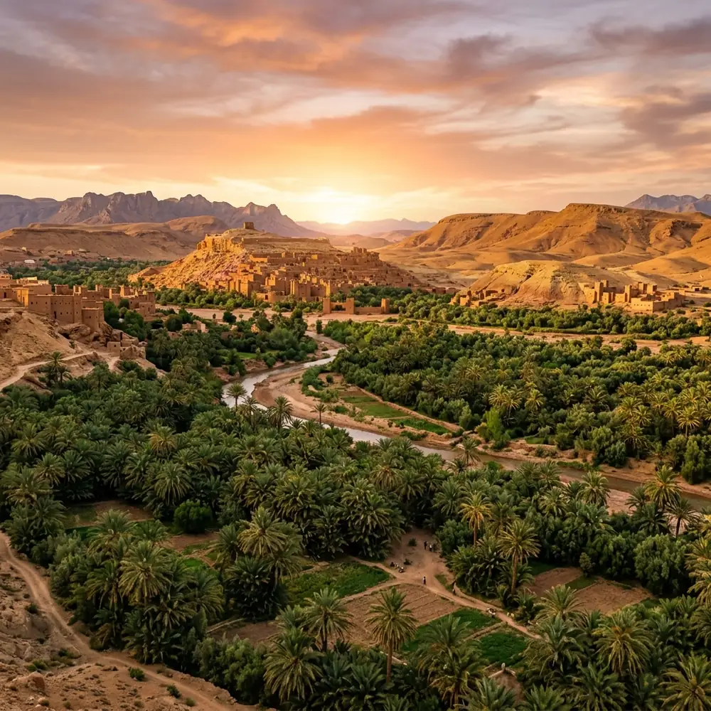 The Draa Valley: Morocco's Longest River, Its Ancient Palm Groves, and the Trade Route It Sustained