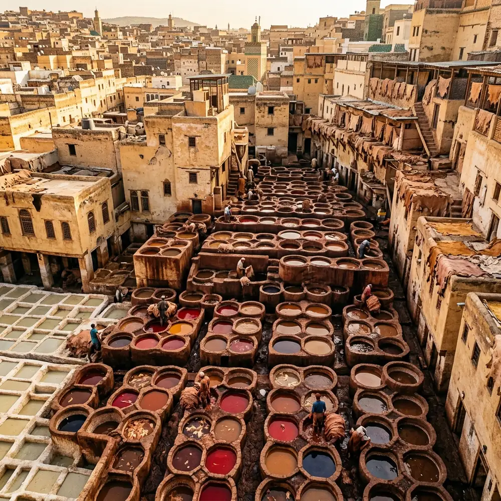 The Fes Tanneries: How Moroccan Leather Has Been Made the Same Way for 900 Years