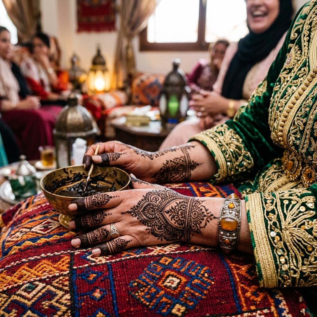 The Henna Ritual: Symbolism and Art on Moroccan Skin