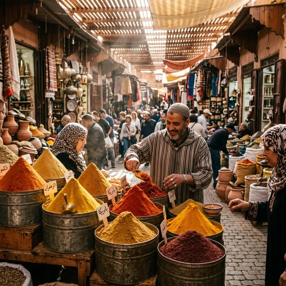 The Spice Markets of Marrakech: A Sensory Overload