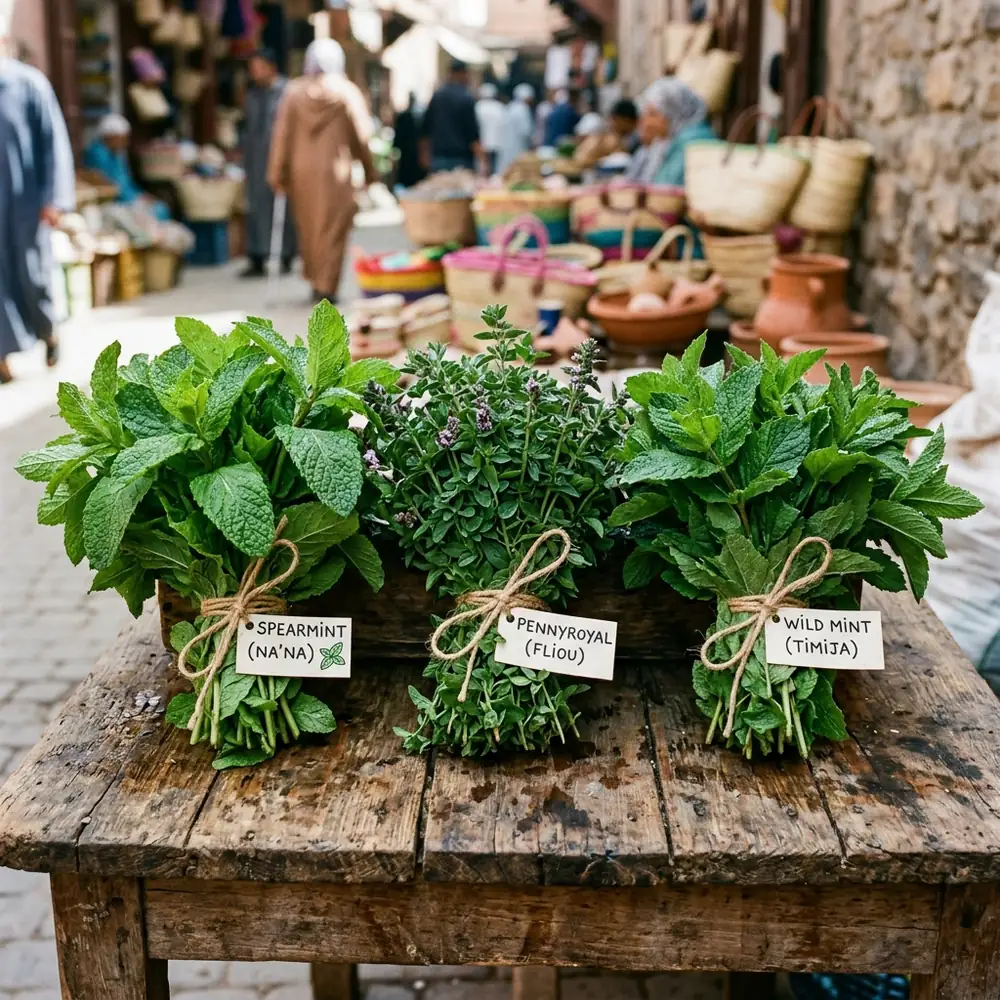 Mint Varieties: Na'na, Fliou, and Timija Explained