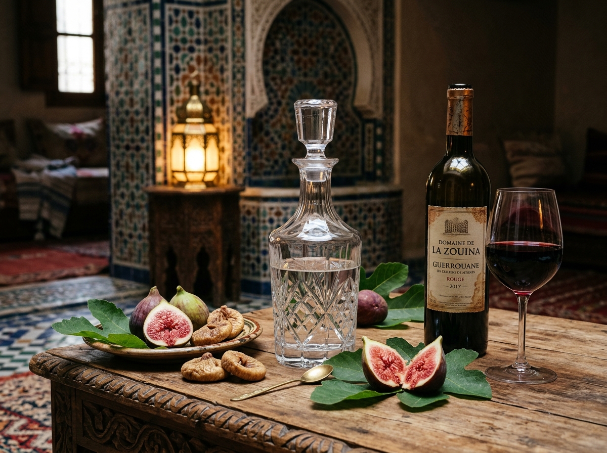 Moroccan Alcoholic Beverages: The Historic Culture of Mahia, Guerrouane Wines, and Medina Spirits