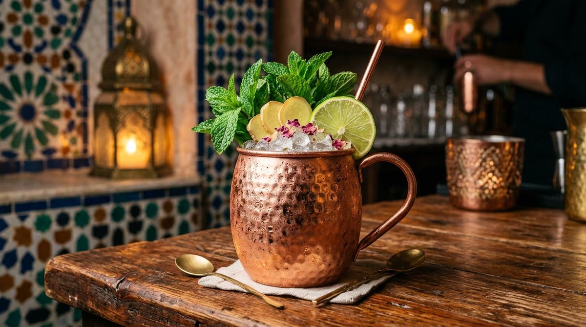 The Moroccan Mule: A Mint Tea Cocktail Born Between Marrakech and Moscow