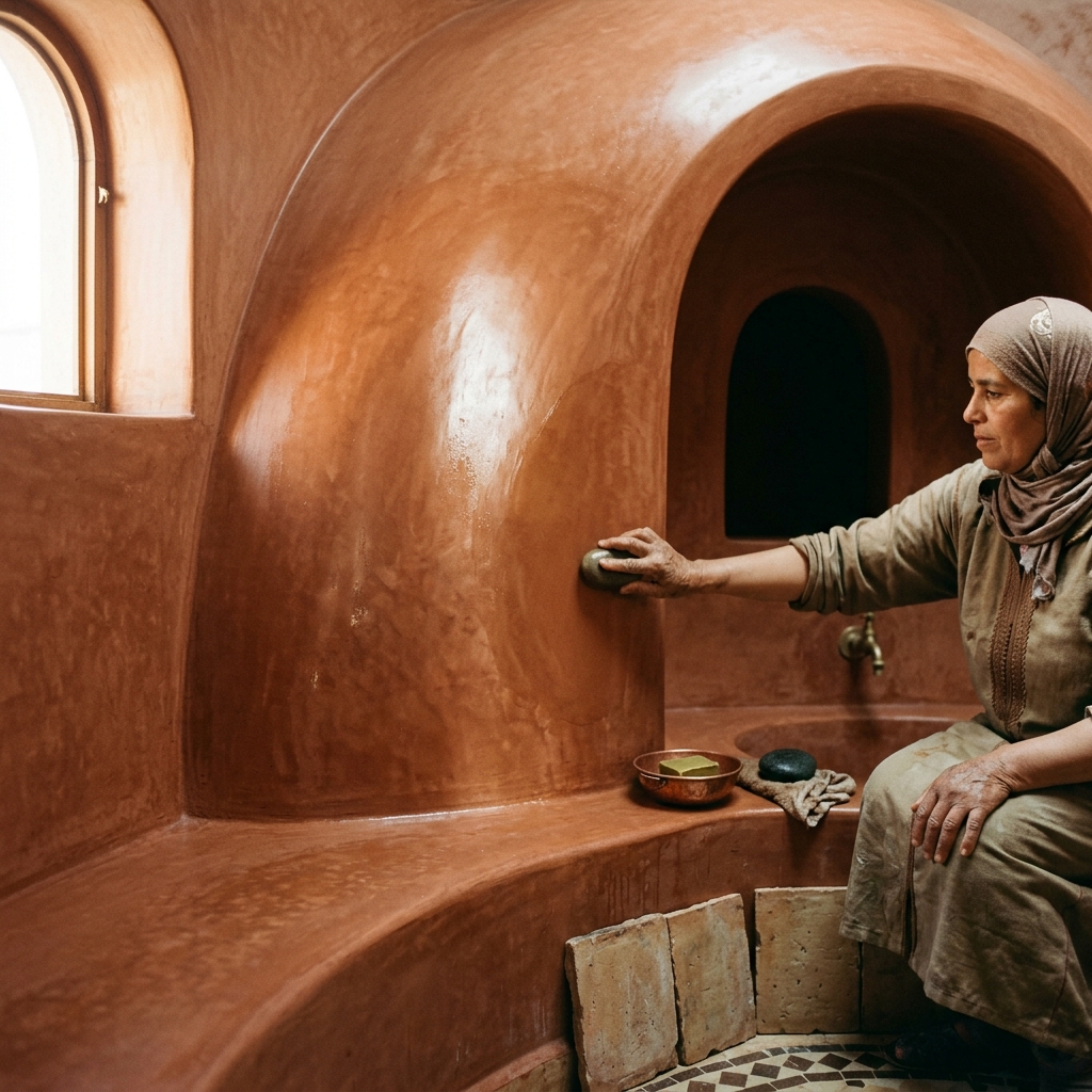 Tadelakt: The Waterproof Moroccan Lime Plaster That Takes a Week to Make and Lasts a Century