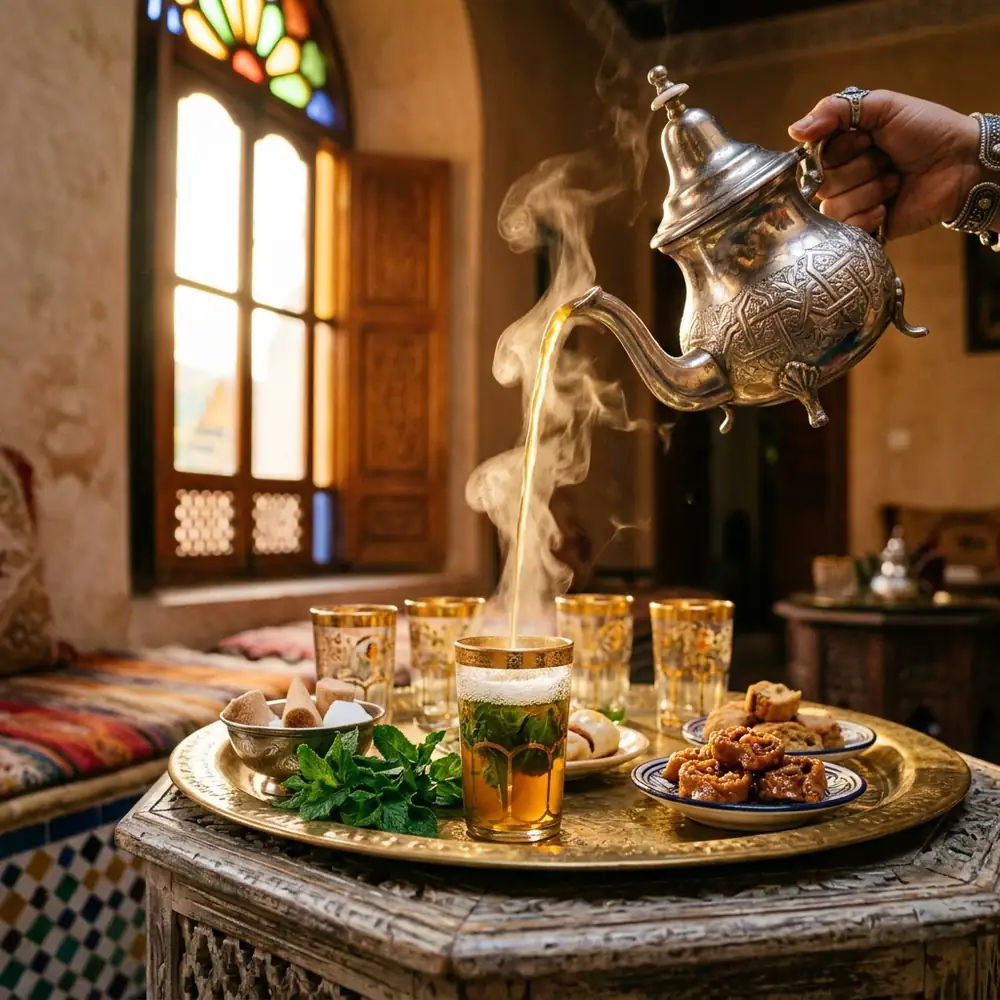 Moroccan Mint Tea: The Ritual, the Glass, and Why You Never Refuse the Second Serving