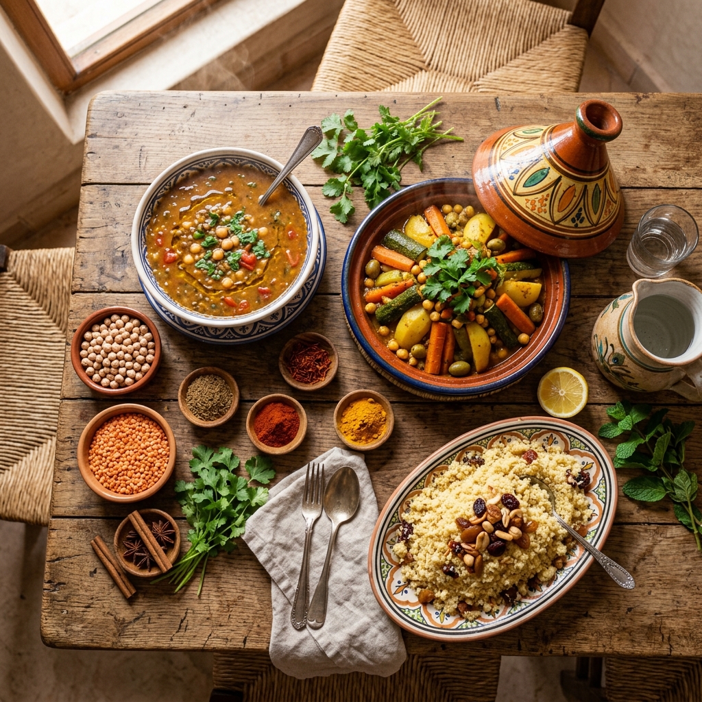 Finally! The 100% Moroccan Nutritional Table: What’s Really Inside Harira, Couscous, and Tagine