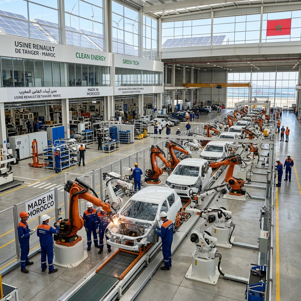 Morocco's Economy in 2026: Automotive Industry, Green Hydrogen, Phosphates, and What It Means for Visitors and Expats