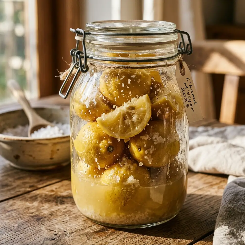 Preserved Lemons (L'hamd Mssayer): The Salted Tang of Moroccan Stews