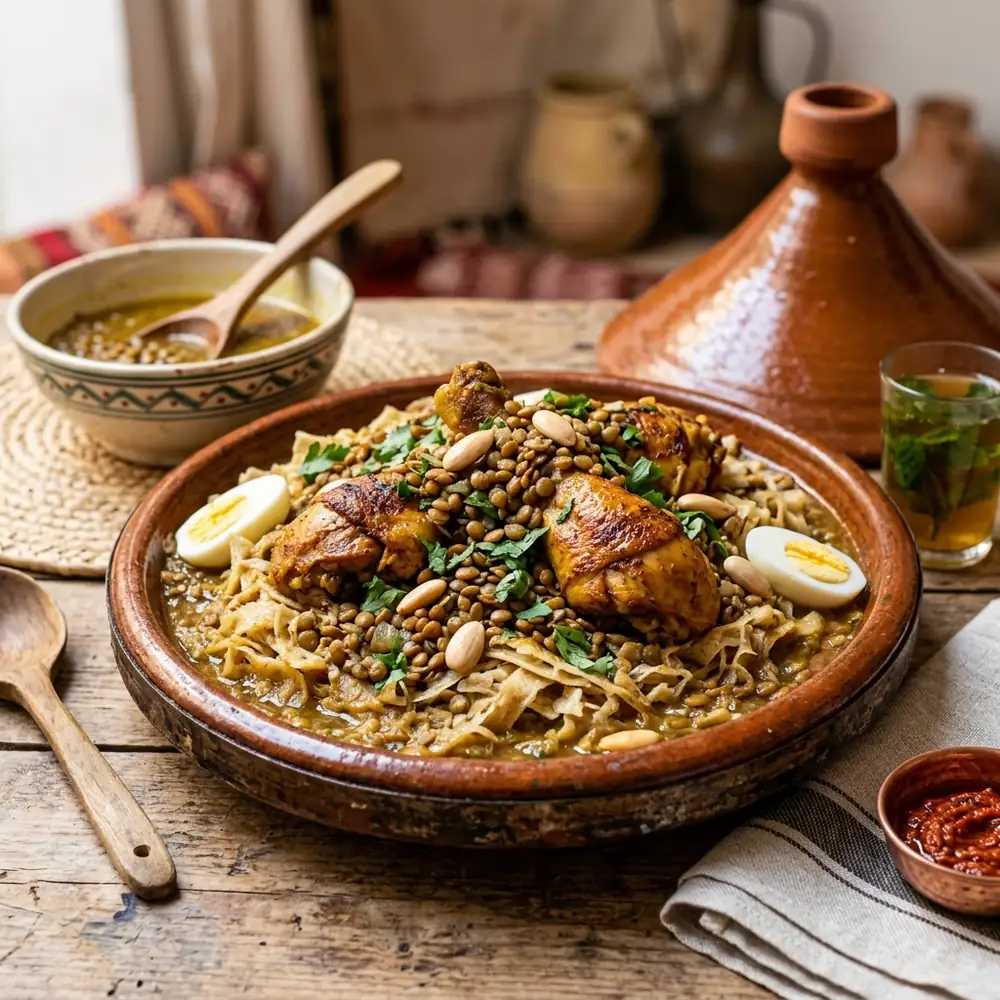 Chicken & Lentil Rfissa