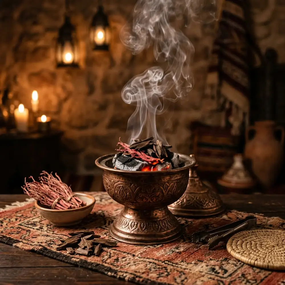 The Alchemy of Smudging: Serghina and Oud in Moroccan Homes
