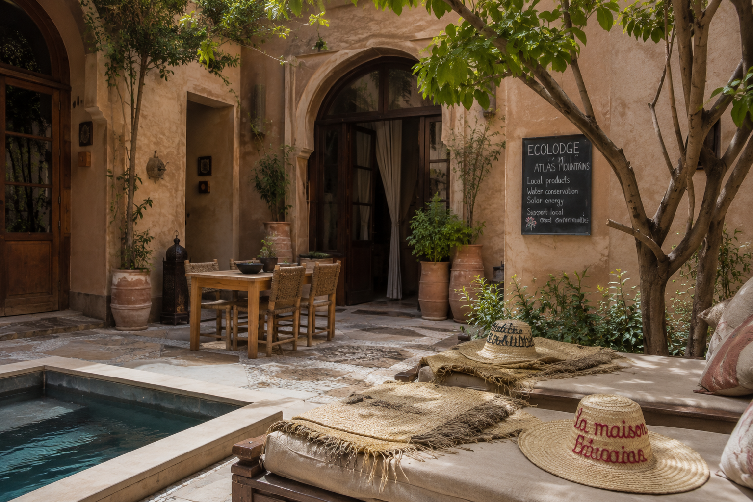 Sustainable Tourism in Morocco: Responsible Riads, Eco-Lodges, Water Conservation, and Supporting Local Communities