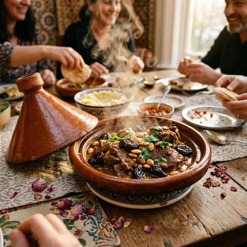 Sweet Potato and Zucchini Tagine