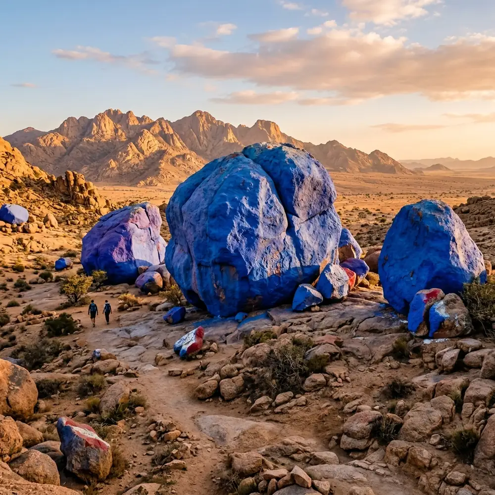 Tafraoute and the Blue Rocks: Southern Morocco's Granite Desert That Almost Nobody Visits
