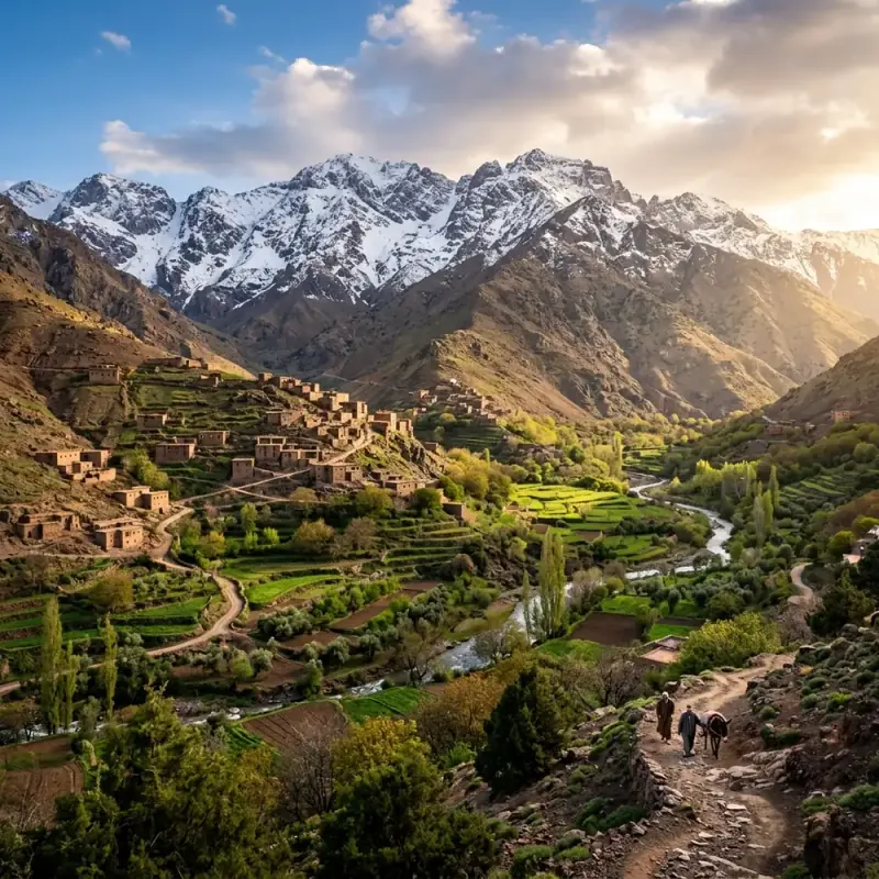 Atlas Mountains: Hiking, Berber Villages, and Mint Tea on a Cliff