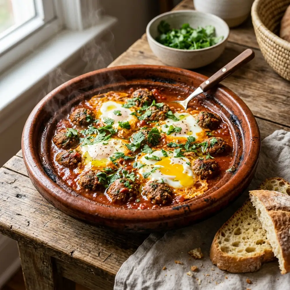 Kefta and Egg Tajine