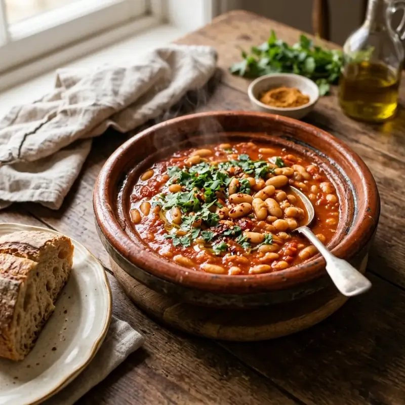 Loubia: The Moroccan White Bean Stew That Is Never Just Beans