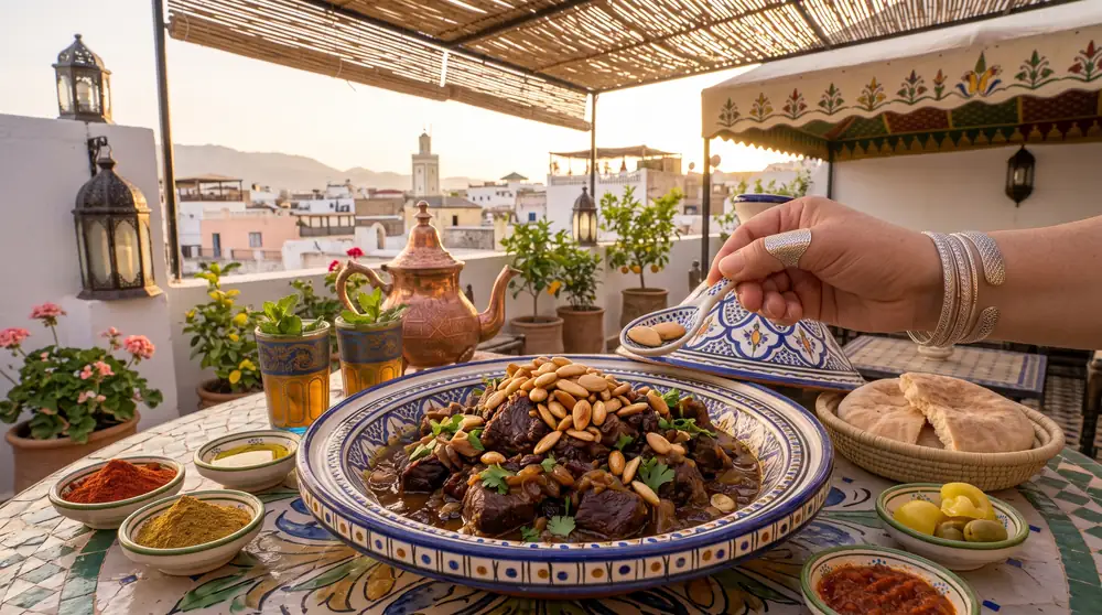 Beef Tagine with Almonds