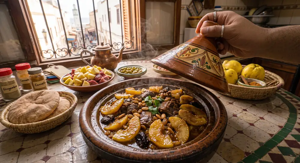 Beef Tajine with Quince