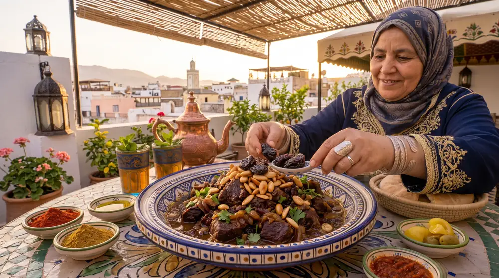 Chicken Tagine with French Fries