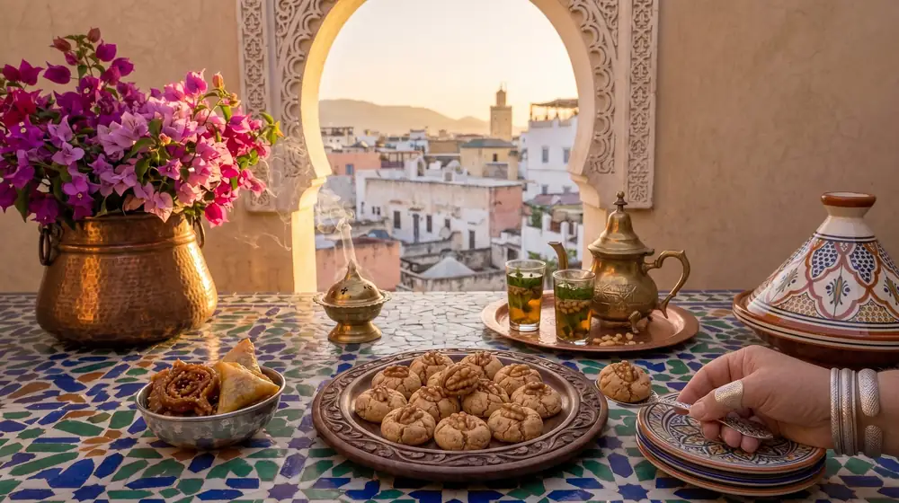 Ghoriba with Walnuts (Macaron Marocain)