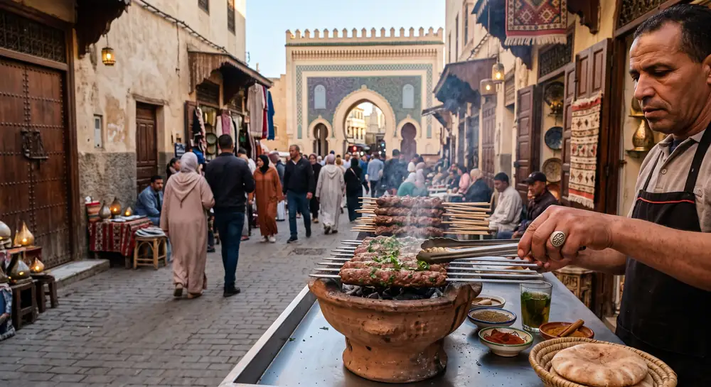 Grilled Kefta Brochettes