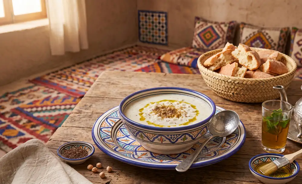 Hssoua (Barley Grit Soup)