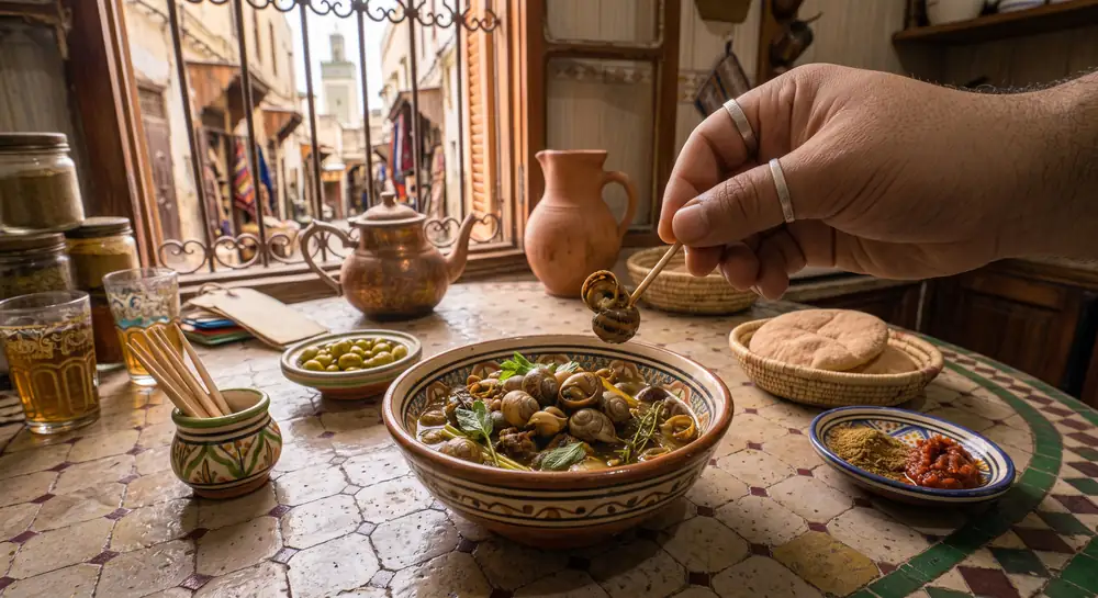 Babbouche (Moroccan Snail Soup)