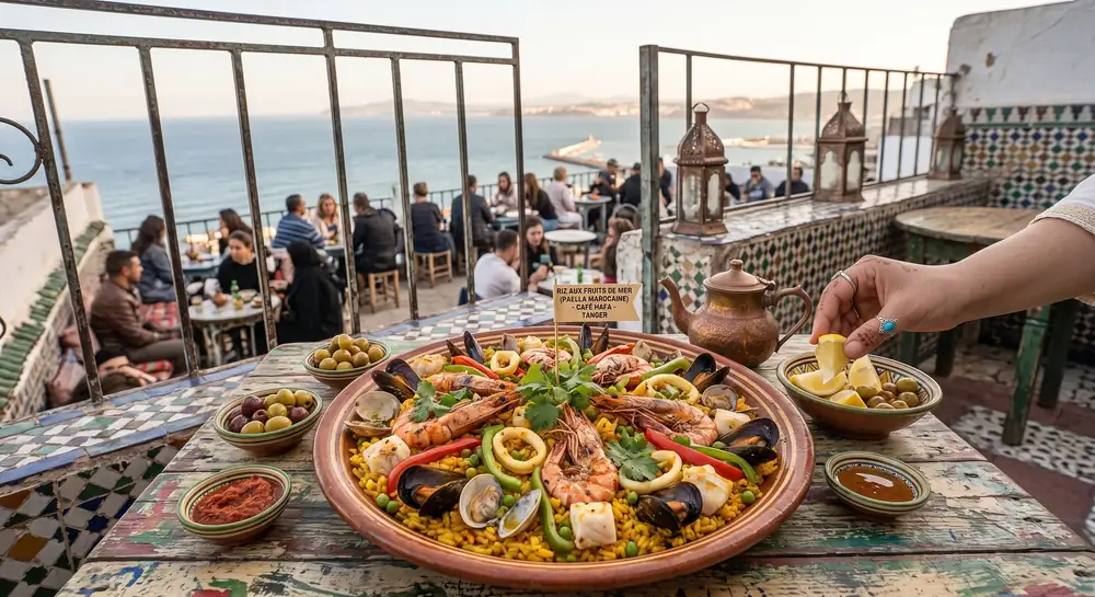 Seafood Rice (Moroccan Paella)