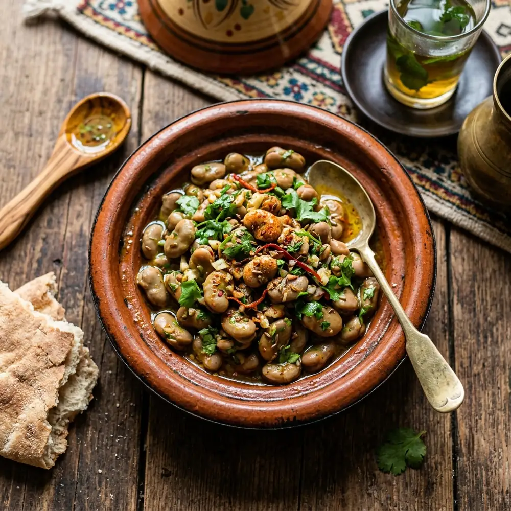 Fava Bean Salad (Foul Mchermel)