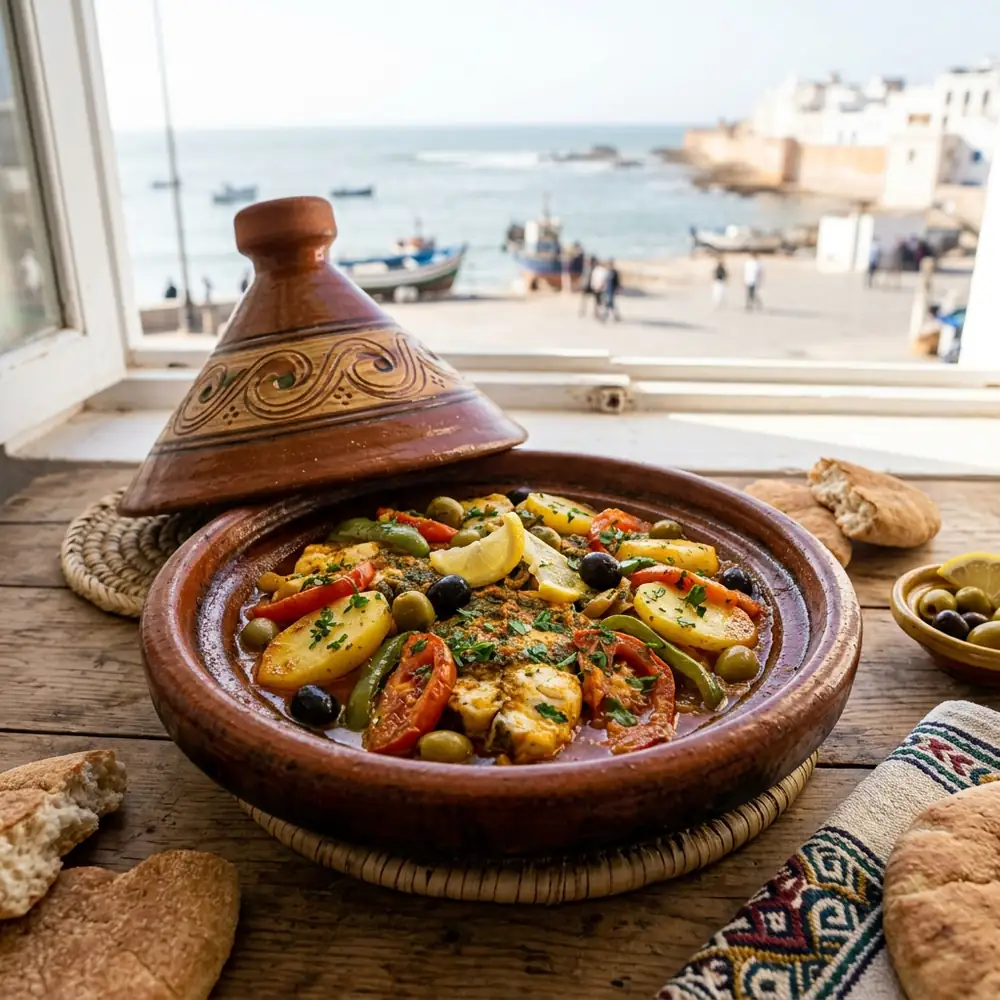 Fish and Potato Tagine