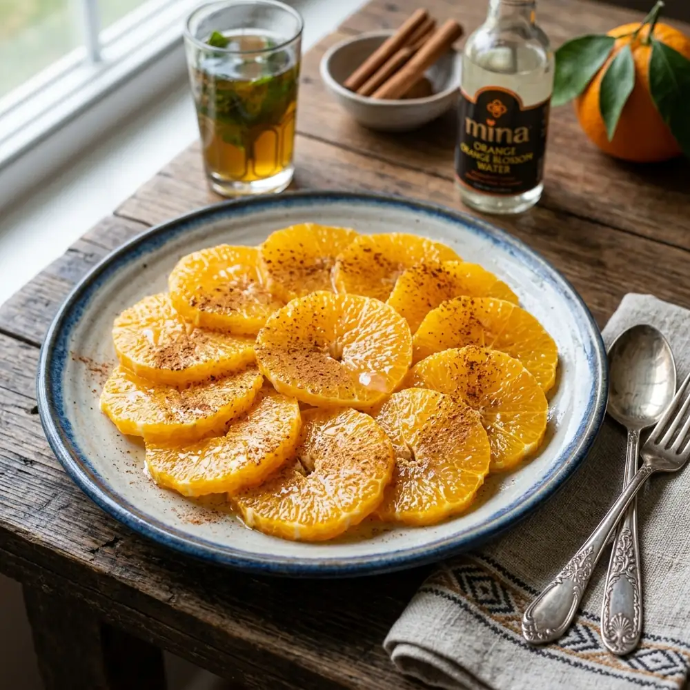 Sliced Oranges with Cinnamon