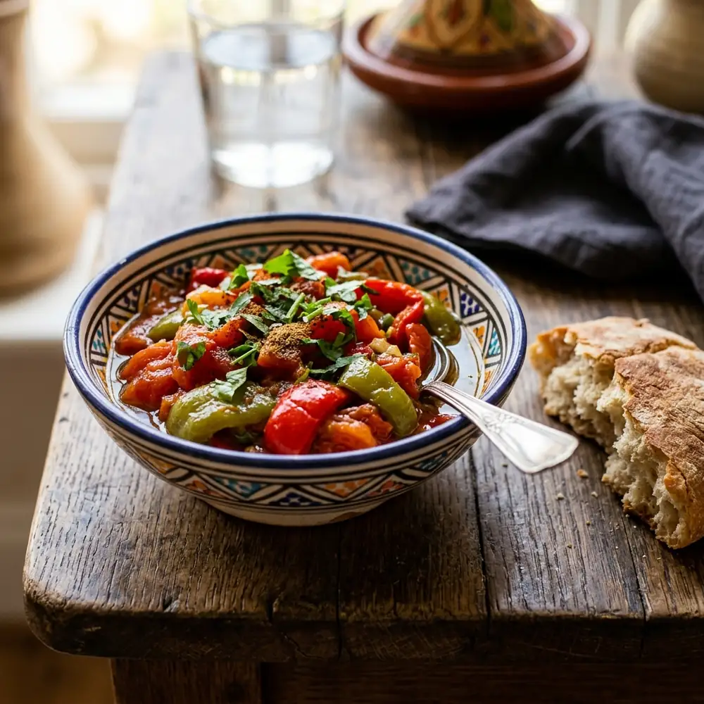 Roasted Bell Pepper Salad