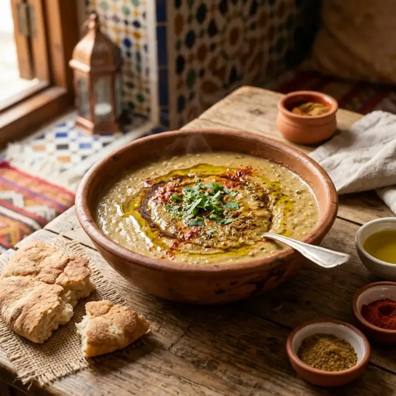 Oatmeal Soup (Chorba Dyal Tchicha)