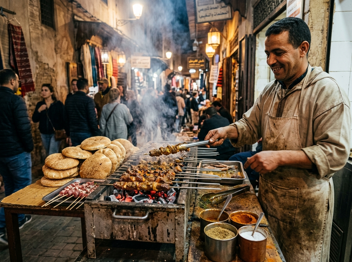The Sacred Ritual of Chwa: Inside Morocco's Charcoal Brochette Culture