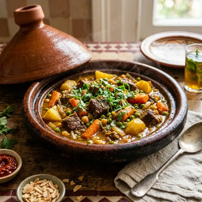 Beef Tajine with Quince